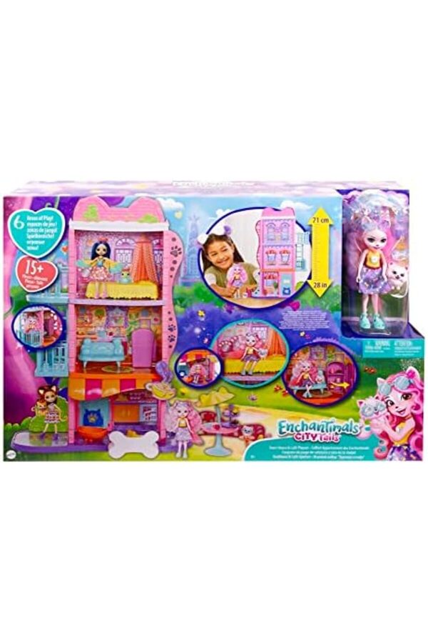 Modashi̇ne Şehi̇r Evi̇ Ve Kafe Oyun Seti̇, 4 Yaş Ve Üzeri̇, Hhc18 Modascope 1014773