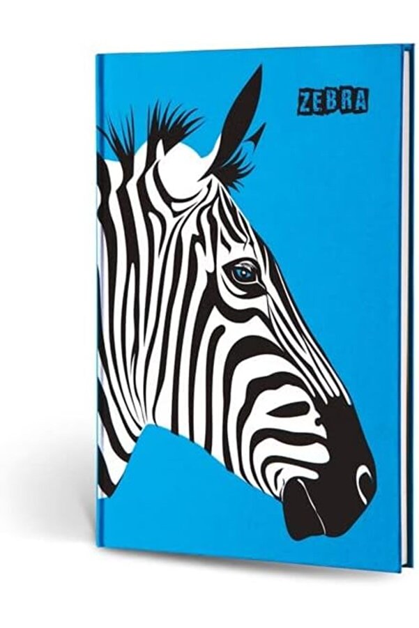 Modashi̇ne Hayvan Fi̇gürlü Dokulu Defter Çi̇zgi̇li̇ Zebra Modascope 1014773