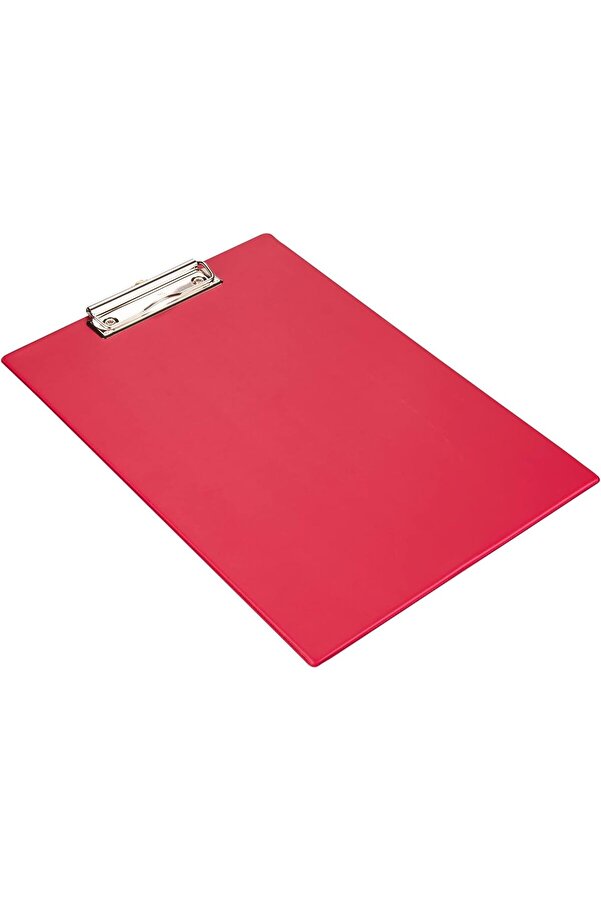 Sekreterli̇k Kapaksız A5 Küçük Boy Pvc 17,5X24 Cm A5 Sekreter Tablası Kapaksız - Kırmızı M
