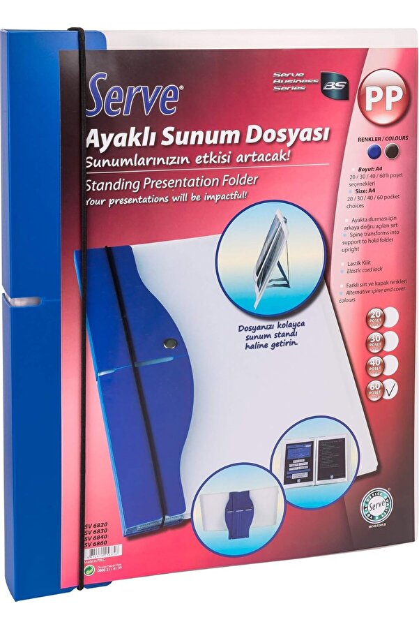 Modashi̇ne Sv-6860-Lac Ayaklı Sunum Dosyası, Laci̇vert Modascope 1014773