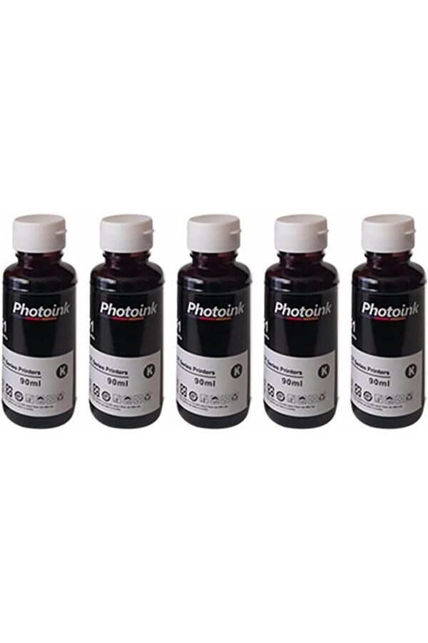 Modashi̇ne Ink Hp Smart Tank 500-530-515-615 5 Adet Si̇yah Mürekkep Modascope 1014773