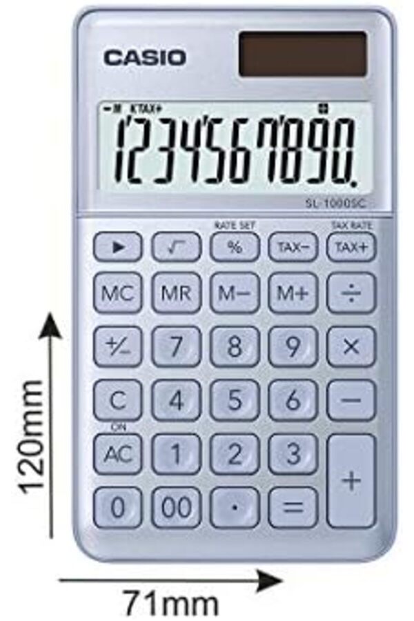 Modashi̇ne Sl-1000Sc-Bu 10 Hane Mavi̇ Hesap Maki̇nesi̇ Modascope 1014773