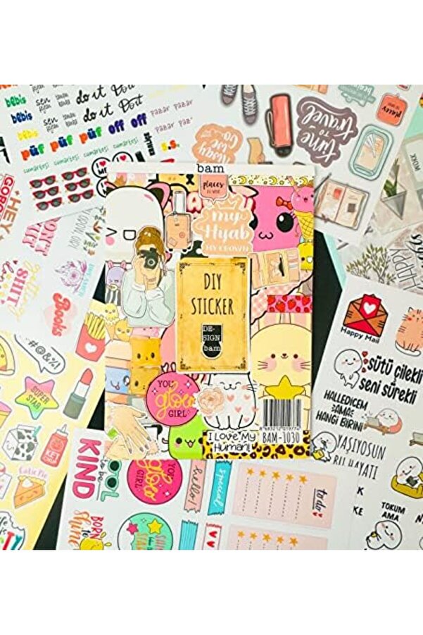 Modashi̇ne My Dıy Book 24 * 17 Cm 16 Sayfa Özel Tasarım Rengarenk Ki̇tabı Modascope 1014773