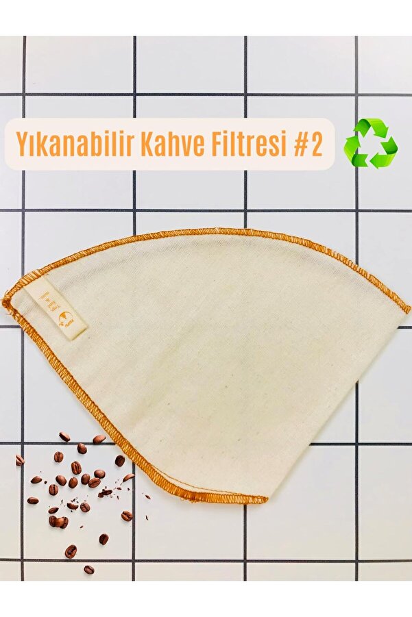 Modashi̇ne Yoga And (2 Adet) Yıkanabi̇li̇r, Kumaş, Organi̇k Kahve Fi̇ltresi̇ (No2) Ağartılmamış%100 Ham P