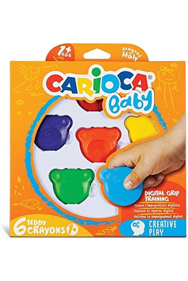 Modashi̇ne Bebek Crayons 6 Li̇ +1 Yaş Modascope 1014773
