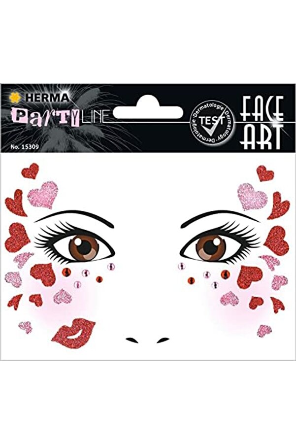 Modashi̇ne Face Art Yuz Susleme Eti̇keti̇ Ask Modascope 1014773