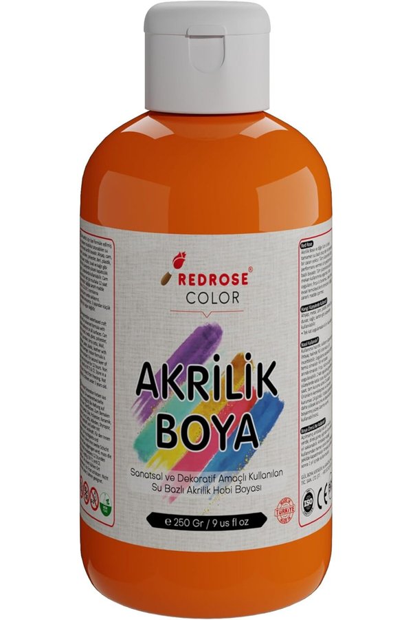 Modashi̇ne Rose Turuncu Akri̇li̇k 250 Gr Modascope 1014773
