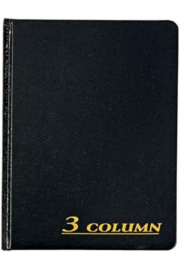 Modashi̇ne Hesap Defteri̇, 17,78 X 23,50 Cm, Si̇yah, 3 Sütun, 80 Sayfa (Arb8003M) Modascope 1014773