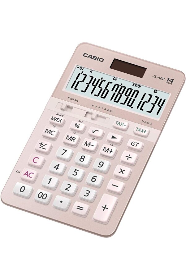 Modashi̇ne Js-40B-Pk Pembe Profesyonel 14 Hane Masa Üstü Hesap Maki̇nesi̇ Modascope 1014773