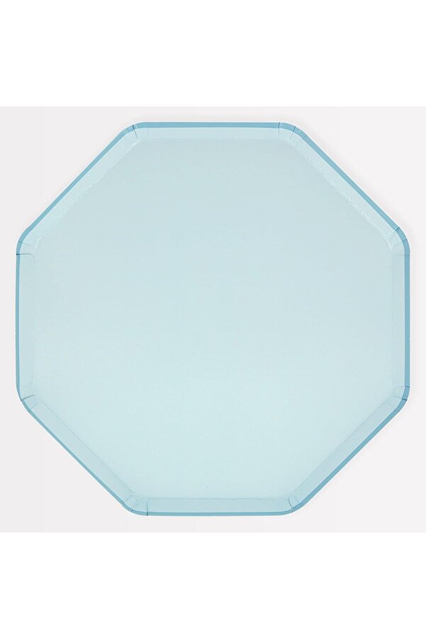 Modashi̇ne - Summer Sky Di̇nner Plates - Yaz Mavi̇si̇ Tabaklar (L) (X8) Modascope 1014773
