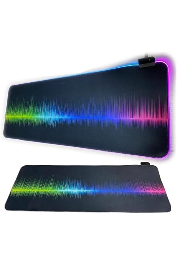 Büyük Boy Xxl Ri̇ti̇m Desenli̇ Mousepad Rgb Led Işıklı Gami̇ng Gamer Oyuncu Mouse Pad 1175713