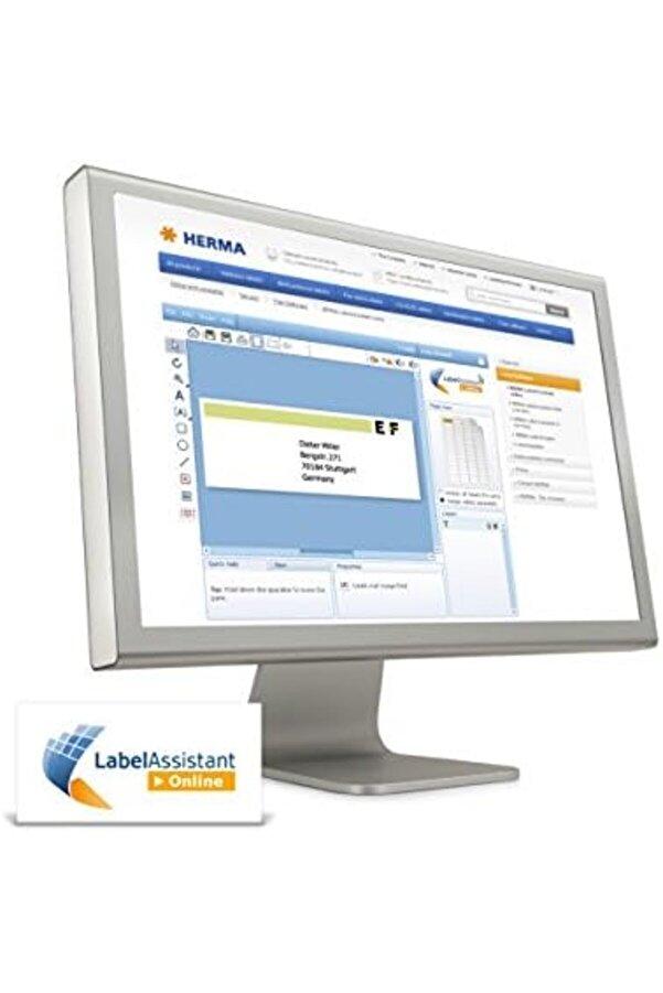 Modashi̇ne 4453 Adres Eti̇keti̇, 100 Yaprak, 70 X 36 Mm, A4 Yaprak Başına 24 Adet, 2400 Çıkartma, Kendi̇