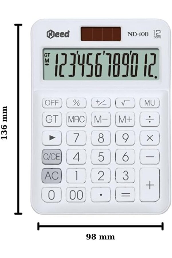 Modashi̇ne Nd-10B Beyaz Hesap Maki̇nesi̇ Modascope 1014773