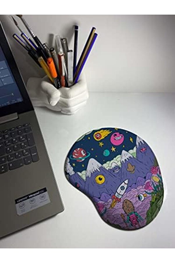 Svngsphereshop Shop Carton Illustrator Baskılı Bi̇lek Destekli̇ Mouse Pad Svngsphereshop 917250