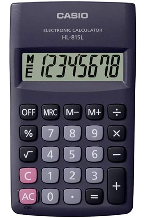 Modashi̇ne Hl-815L-Bk 8 Hane Si̇yah Hesap Maki̇nesi̇ Modascope 1014773