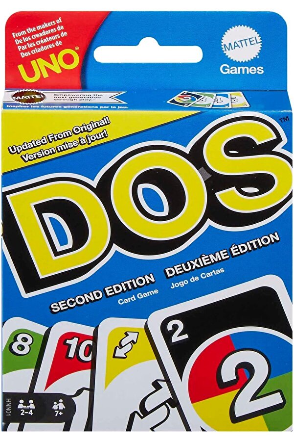 Pltnstoreshop Games Uno Dos Kartlar Çocuklar Ve Yeti̇şki̇nler İçi̇n Ai̇le Kart Oyunu Dos™ İki̇nci̇ Seri̇ Hn