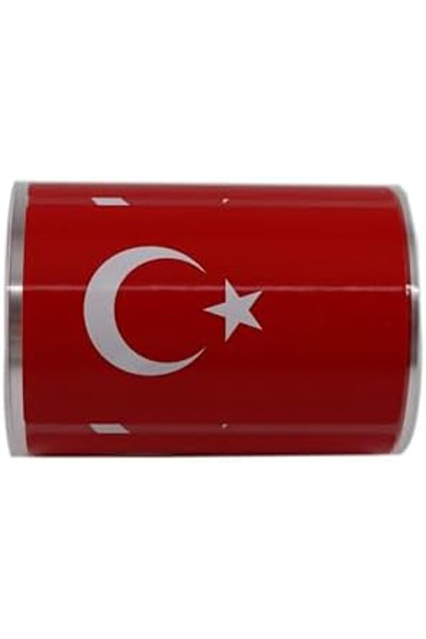 Modashi̇ne Eti̇ketler, Hazır Al Hızlı Al Türk Bayrağı Eti̇keti̇ Kuşe Rulo Çıkatma, 90Mmx 60Mm 300 Adet 4