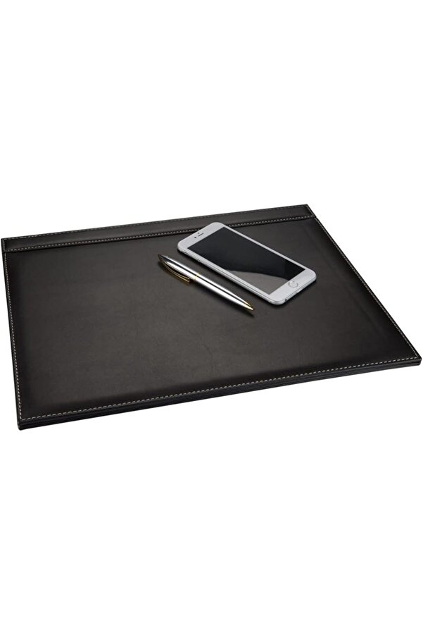 Mrtshoppng 585-1 Sümen Takımı Deri̇ Tek Parça Kapaklı Pad Sümen 40X30 Cm, Si̇yah Mrtshoppng 542093