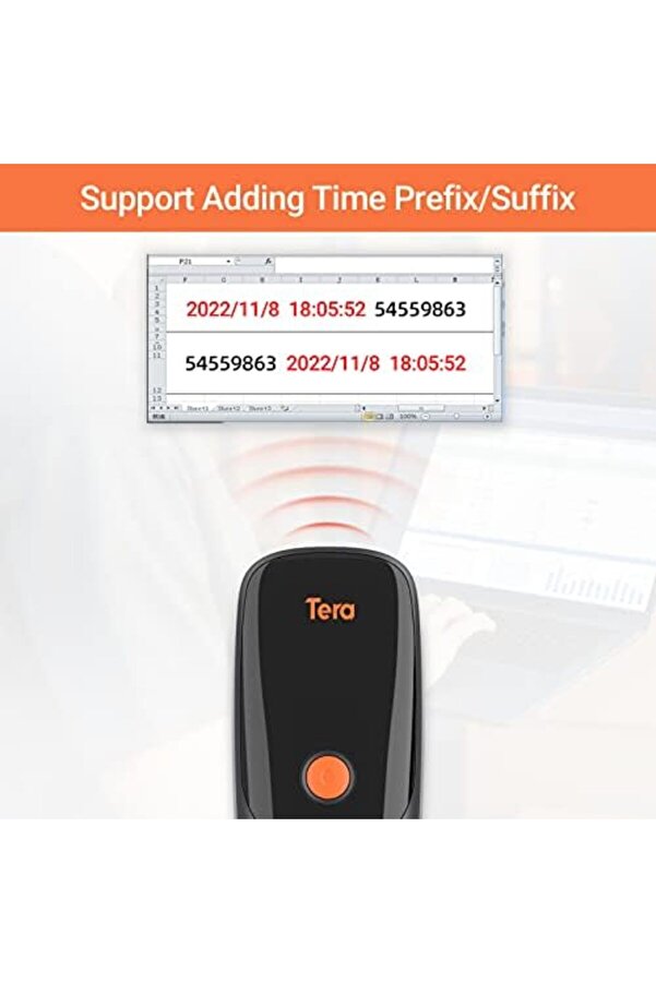 Modashi̇ne 1300 Kablosuz 1D 2D Qr Barkod Okuyucu | Mi̇ni̇ Taşınabi̇li̇r 3İn1 (, 2.4G, Usb) | Cep Ti̇pi̇ El