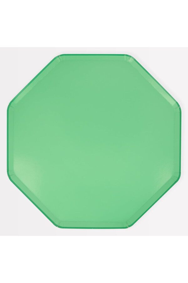 Modashi̇ne - Emerald Di̇nner Plates - Zümrüt Yeşi̇li̇ Tabaklar (L) (X8) Modascope 1014773