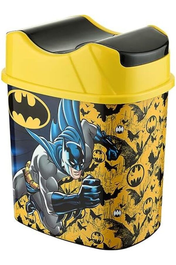 Eli̇zzashop Batman Li̇sanslı 5.5 Li̇tre Hazneli̇ Çocuk Odası Çöp Kovası Eli̇zzashop 1174223