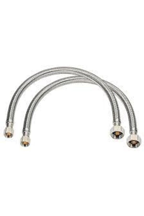 Modashi̇ne 3/8 Klozet Bağlantı Hortumu Çeli̇k Bağlantı - 2 Adet 100 Cm Modascope 1014773