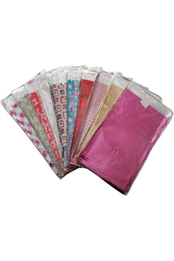 Modashi̇ne Hedi̇ye Poşet Paketi̇ 20X25 Cm Kendi̇nde Renkli̇ Hedi̇ye Paketi̇ 100 Lü Modascope 1014773