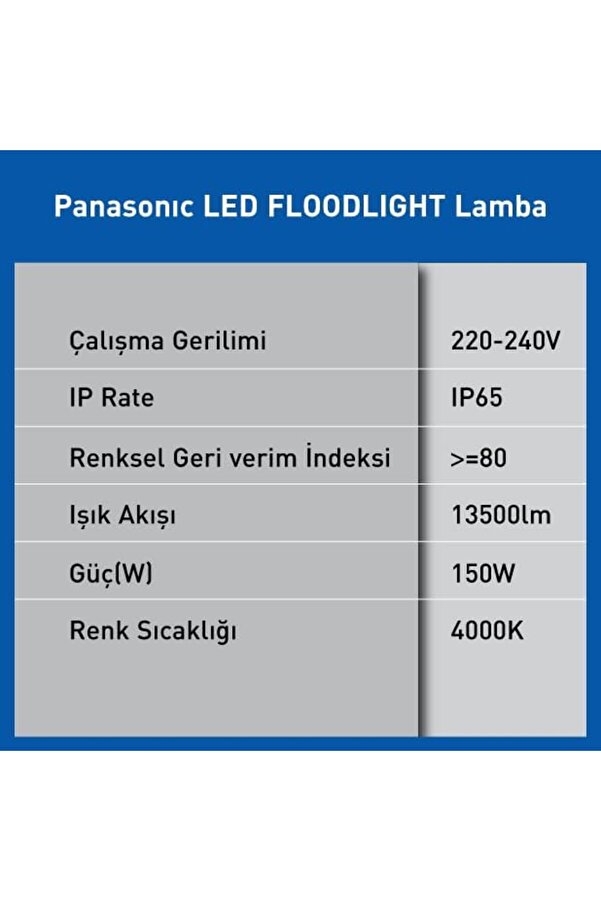 Modashi̇ne Led Projektör, Gün Işığı 150W 13500Lm 4000K Modascope 1014773