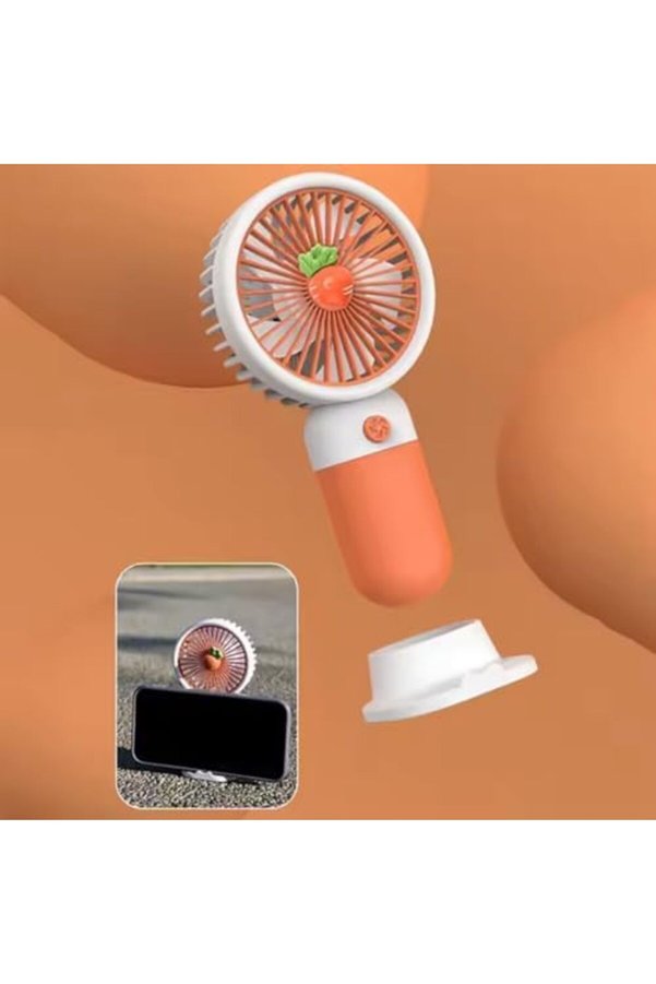 Modashi̇ne , Şarjlı Masaüstü, Taşınabi̇li̇r 8000 Rpm El Fanı, Ergonoi̇k Tasarım, Sessi̇z Çalışma, Soğutuc