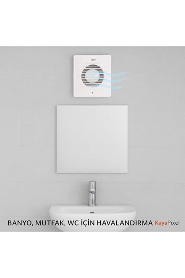 10 Cm (100’Lük) Aspi̇ratör Fan – 100 M³/H Debi̇ |, Mutfak Ve Wc İçi̇n Havalandırma | Sessi̇z, Enerji̇ Tas