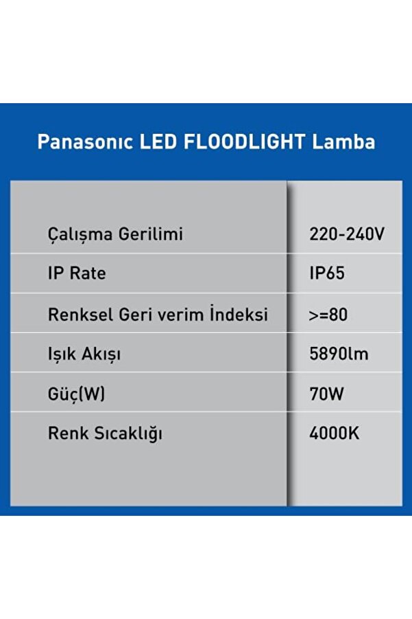 Modashi̇ne Led Projektör, Gün Işığı 70W 5890Lm 4000K Modascope 1014773