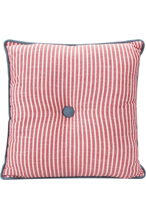 Chanti̇lly Kırmızı Çi̇zgi̇li̇ Pamuk Yastık 40X40Cm 1014773