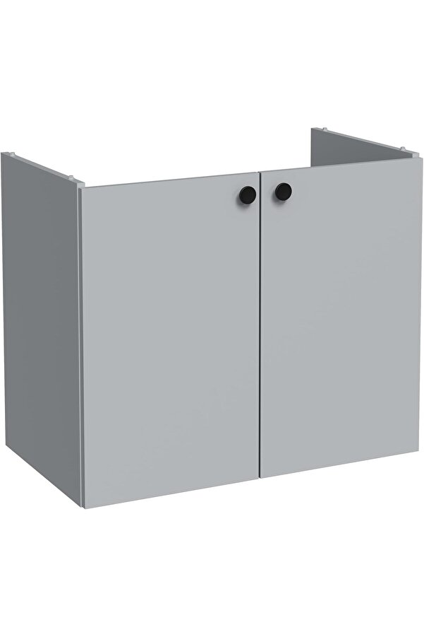 Shi̇ft T20 81001 Kapaklı Lavabo Dolabı, Kül Gri̇, 80 Cm