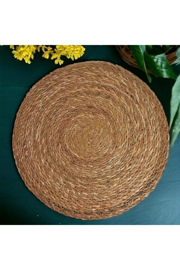 Svngsphereshop Home 6 Adet Hasır Supla Seti̇, Ameri̇kan Servi̇s, Sofra Dekorasyonu Ve Sunum İçi̇n Bambu