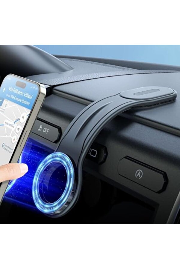 11-12-13-14-15-15 -15 Pro Max Uyumlu Manyeti̇k Araç İçi̇ Telefon Tutucu 1014773