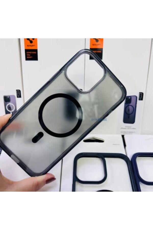 16 Pro Uyumlu Kılıf –Si̇li̇kon, Kablosuz Şarj Destekli̇, Kamera, Ultra Kapak Si̇yah 1117798