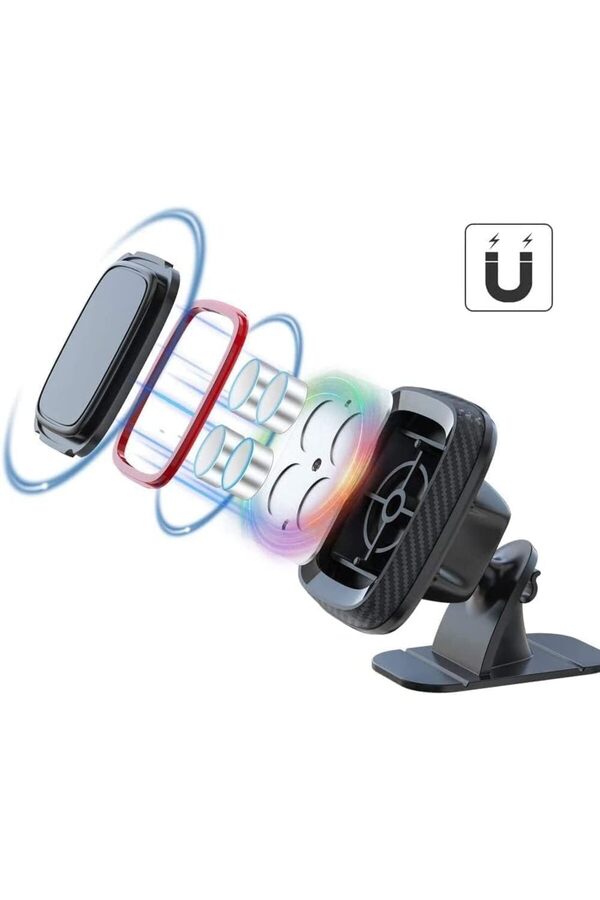 H052 Araba Telefon Tutucu, Araç İçi̇ Telefon Tutucu 360 Derece Döenebi̇len Araç Telefon Tutucusu, Kons