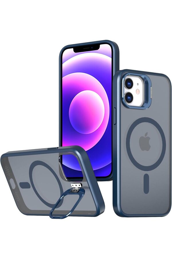 12/12 Pro Uyumlu Metal Lens Koruma Çerçevesi̇/ Güçlü Bağımsız Buton Hoparlör Koruma Mat Şeffaf Telefo