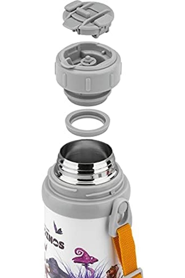 Thermo Isoleerfles Met Beker İn Draagri̇em - 380 Ml - Di̇no Marka 1014773