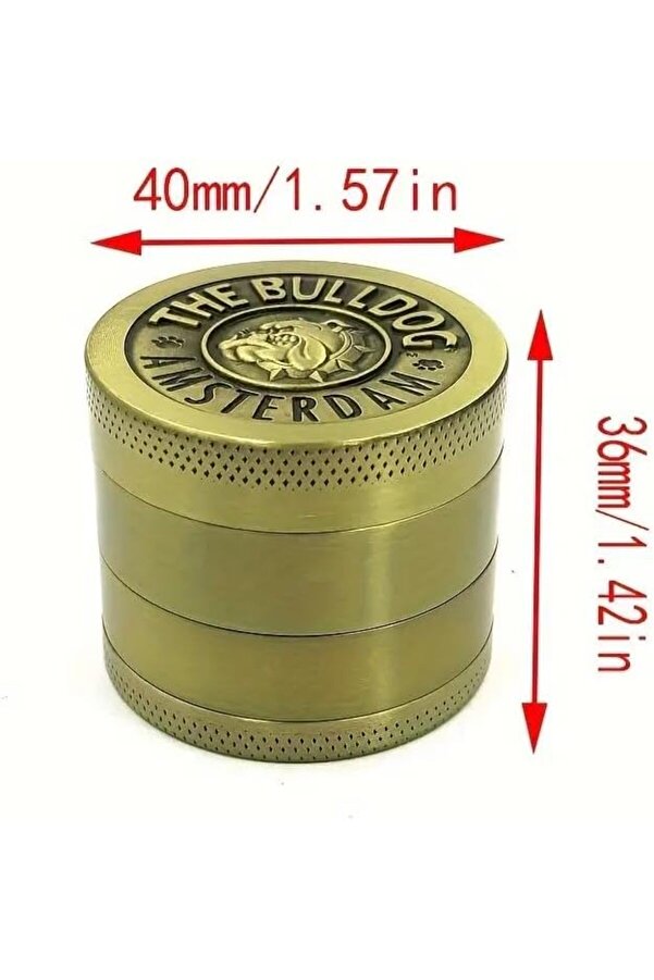40 Mm, 4 Katlı, Metal Öğütücü, Paslanmaz Çeli̇k 1014773