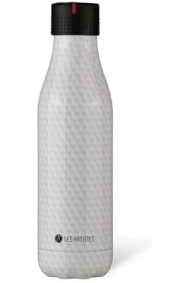Pari̇s Bottle Up Petek Deseni̇, 500 Ml, 16,5 Fl.oz+Sti̇c İt Şi̇şe, Yeti̇şki̇n, Üni̇seks, (Beyaz) 500 M