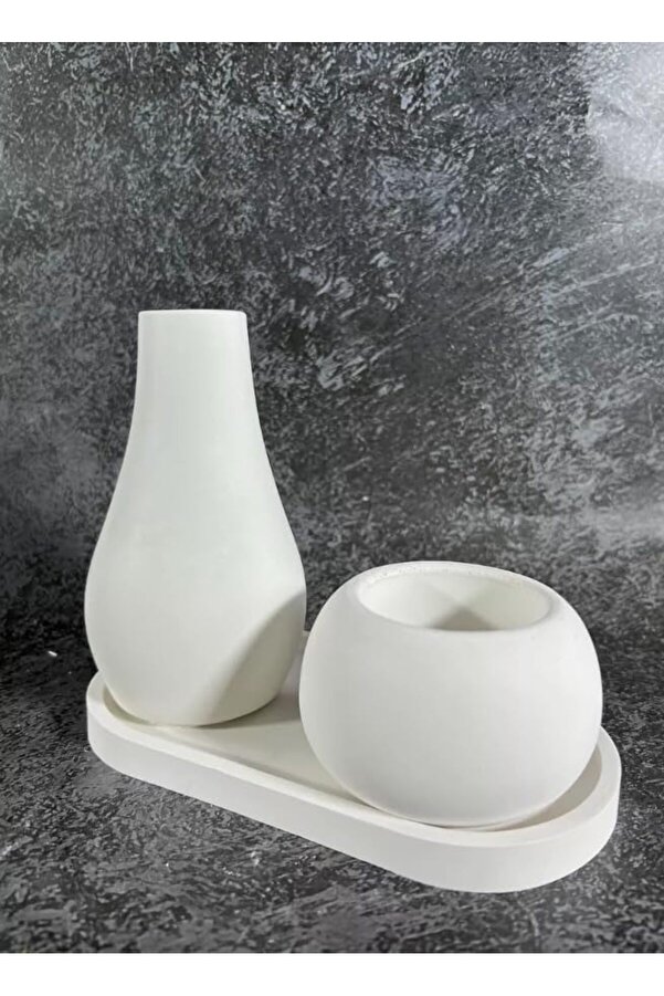 Sanat Seti̇ (Tepsi̇ Oval Mumluk) 1014773