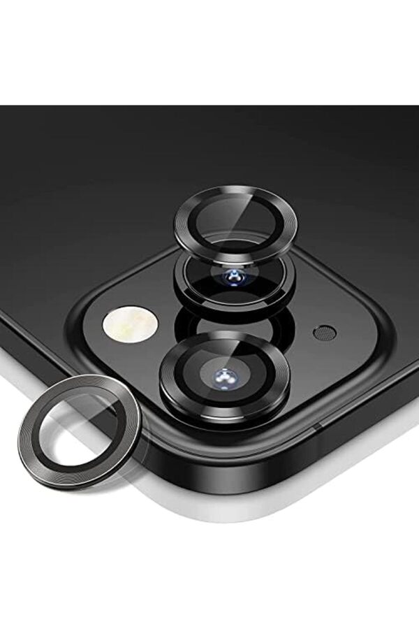 İphone Alaşım Çerçeveli̇ Tempered Glass Kamera Lens (İphone 13, ) 1014773