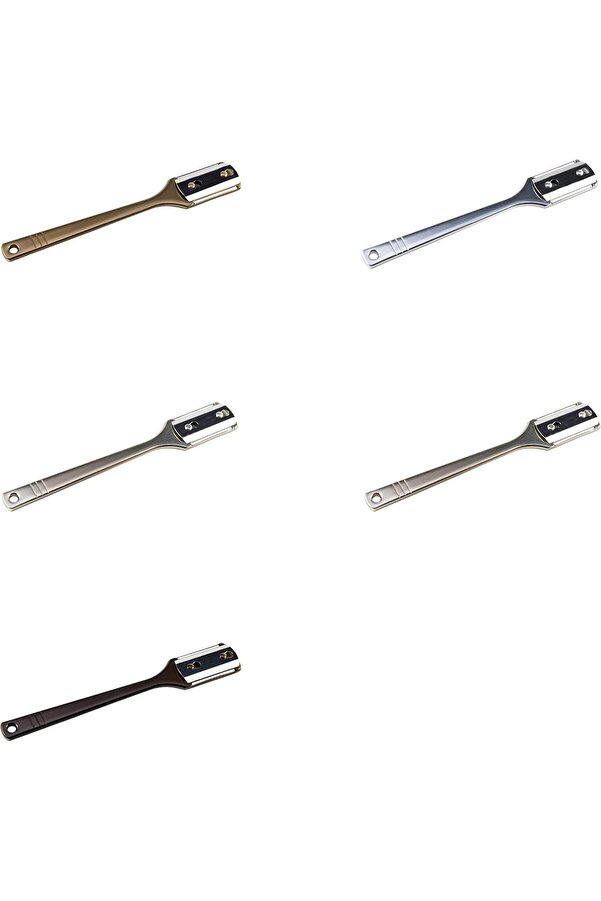Modashi̇ne Çi̇ft Taraflı Kaşık Ustura (Sarı) Modascope 1014773