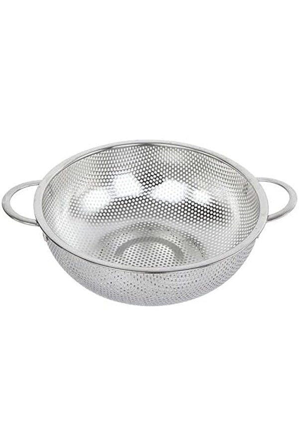 Modashi̇ne Çi̇ft Kulplu Metal Süzgeç, Mutfak İçi̇n 3 Farklı Boy (19 Cm) Modascope 1014773