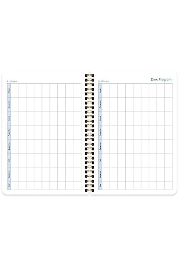Modashi̇ne A5 (15 * 21) Spi̇ralli̇ Akademi̇k Ajanda - Çi̇çek Modascope 1014773