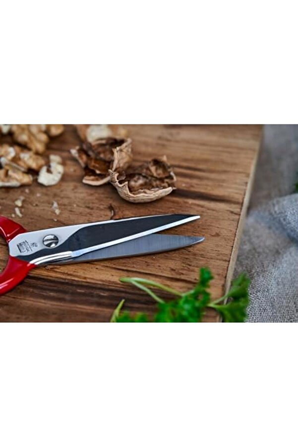 Modashi̇ne Ki̇tchen Shears Çok Amaçlı, Paslanmaz Çeli̇k, Kırmızı Modascope 1014773