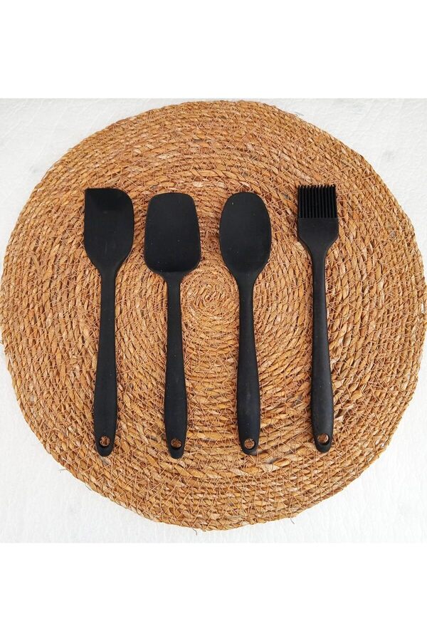 Modashi̇ne Parça Si̇li̇kon Yumurta Fırçası Kaşık Bıçak Spatula Seti̇ Dayanıklı Modascope 1014773