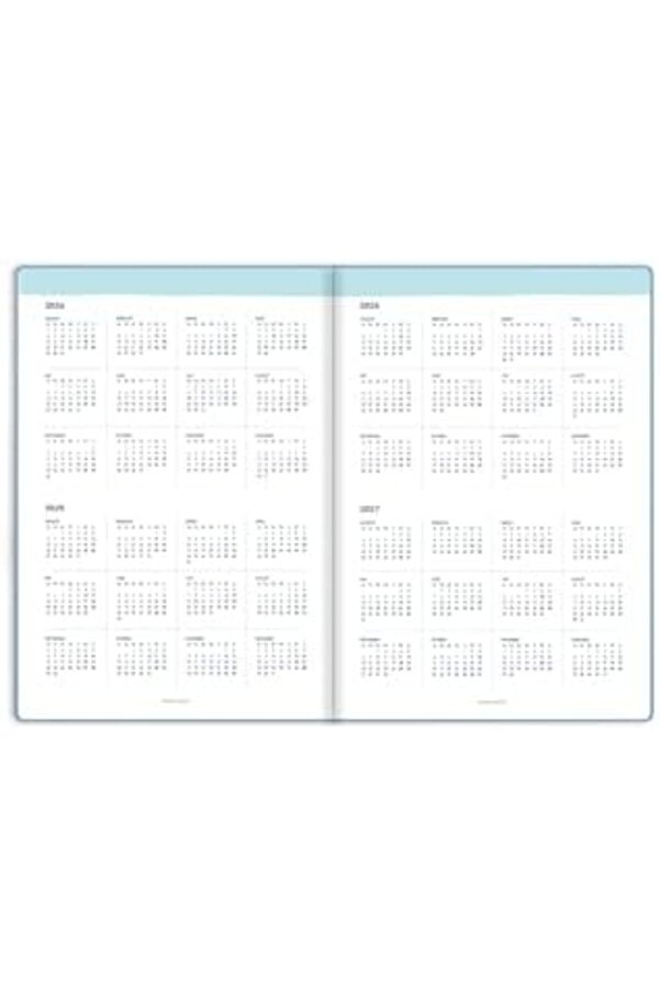 Modashi̇ne 15X21 Süresi̇z Planlayıcı Ajanda Defter Mavi̇ Modascope 1014773