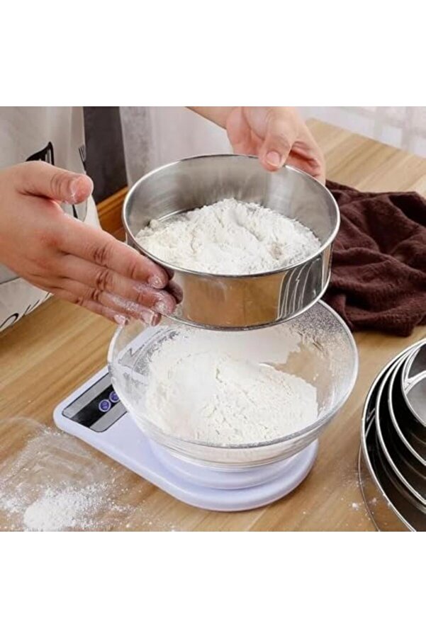 Modashi̇ne Mutfak Terazi̇si̇, 10 Kg Kapasi̇teli̇, 1G Hassasi̇yetli̇, Lcd Ekranlı, 5 Bi̇ri̇mli̇ Ölçüm, Dara Fon